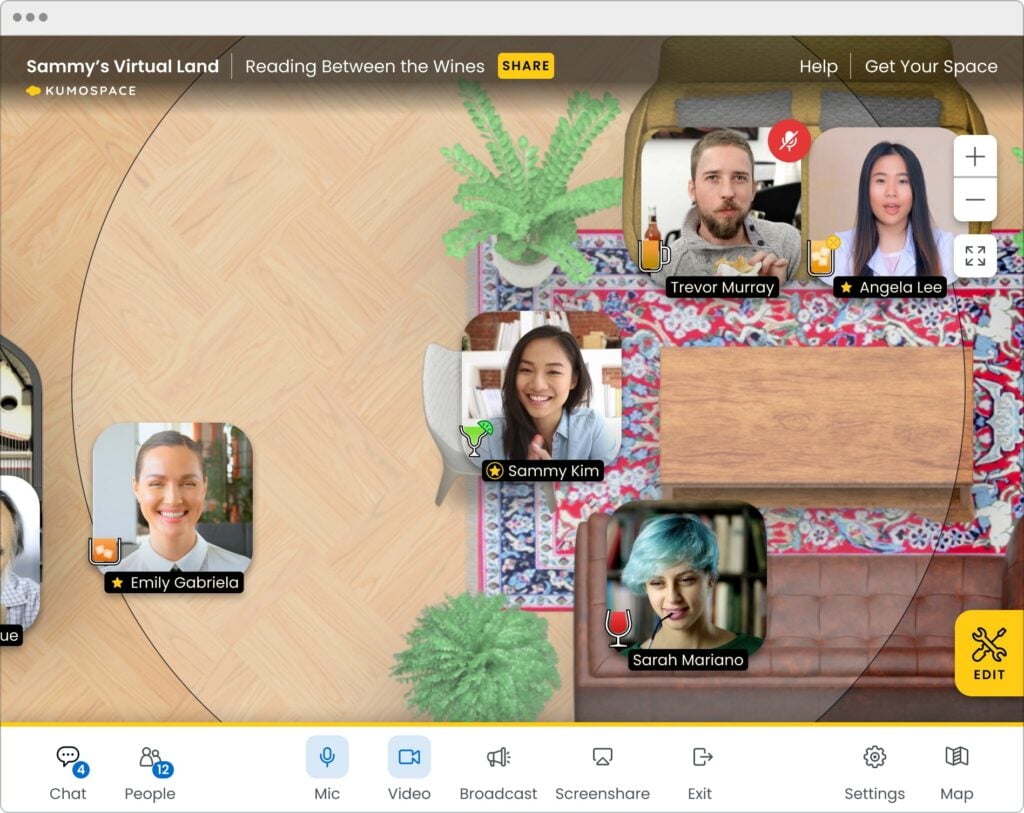 Collaborazione virtuale Remote per team con KumoSpace