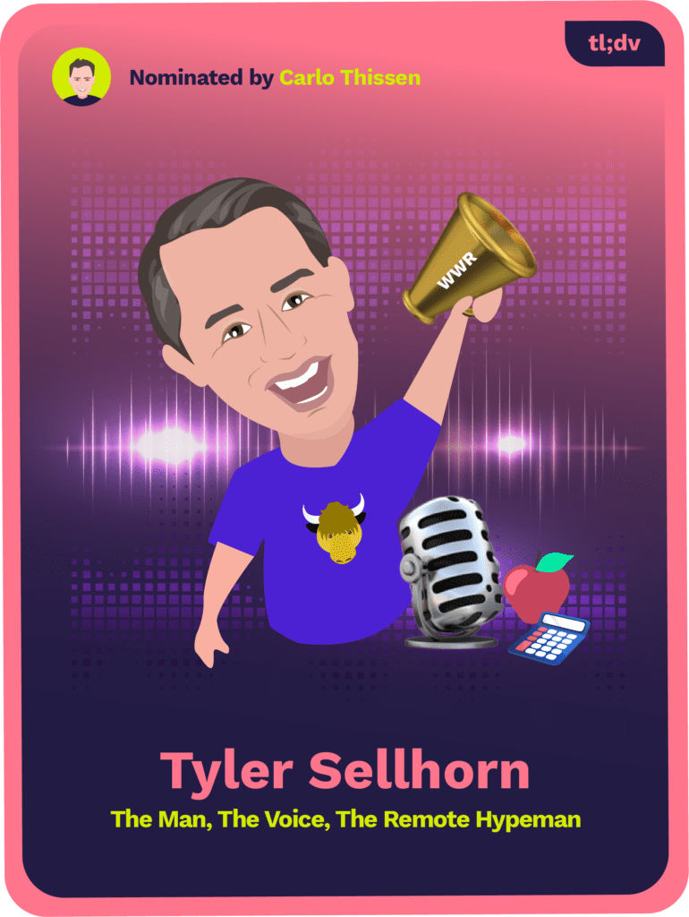The Async A-Team di tl;dv  Con Tyler Sellhorn, Katie Scheuer, Chase Warrington, Darcy Boles e Darren Murph