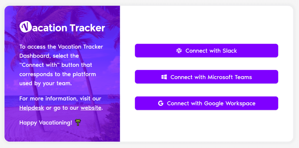 App per tenere traccia delle vacanze