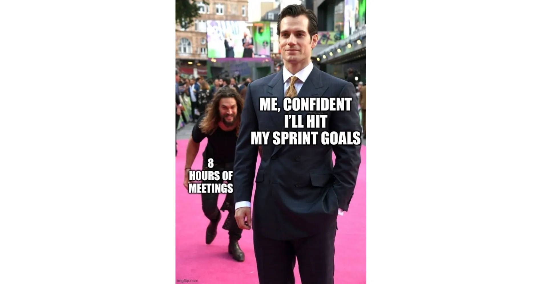 meme sull'essere sicuri dei propri obiettivi di sprint