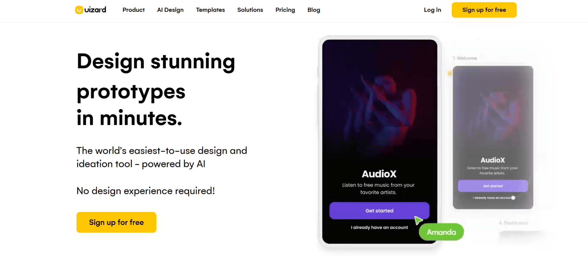 Uizard è lo strumento di progettazione UX che si autoproclama il più facile da usare al mondo.