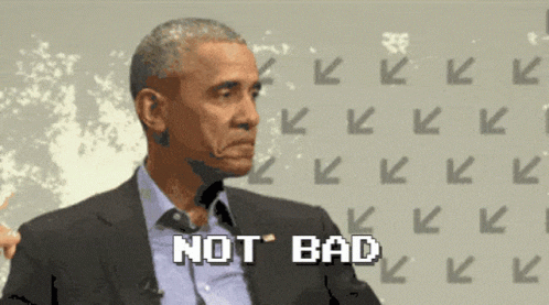 Barrack Obama: Nicht schlecht