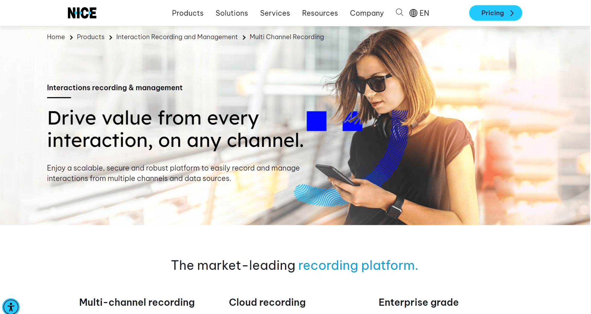 ¿Compite NICE Engage con empresas como Dubber?