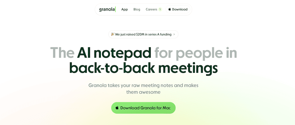Granola hero image