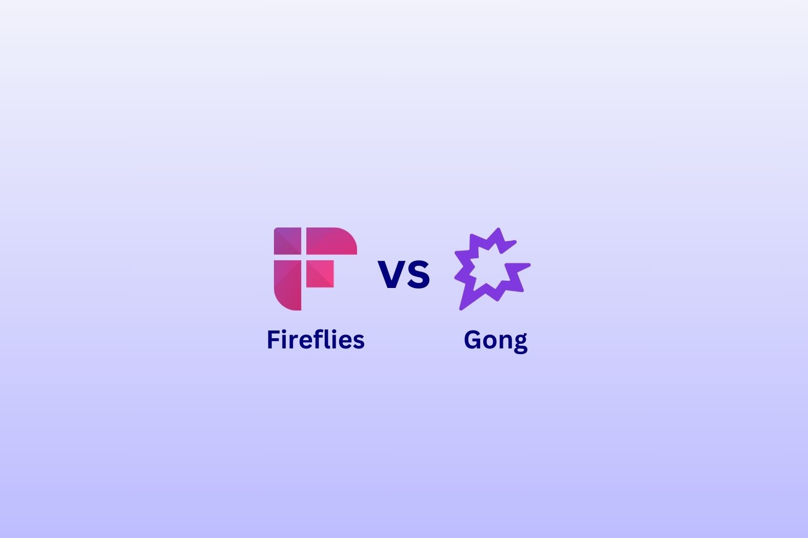 Логотипы Fireflies и Gong