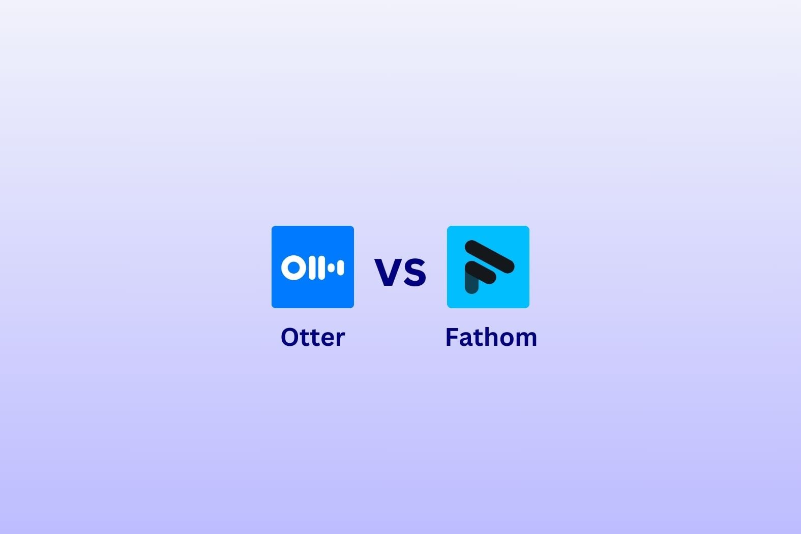 Fathom logo and Otter logo