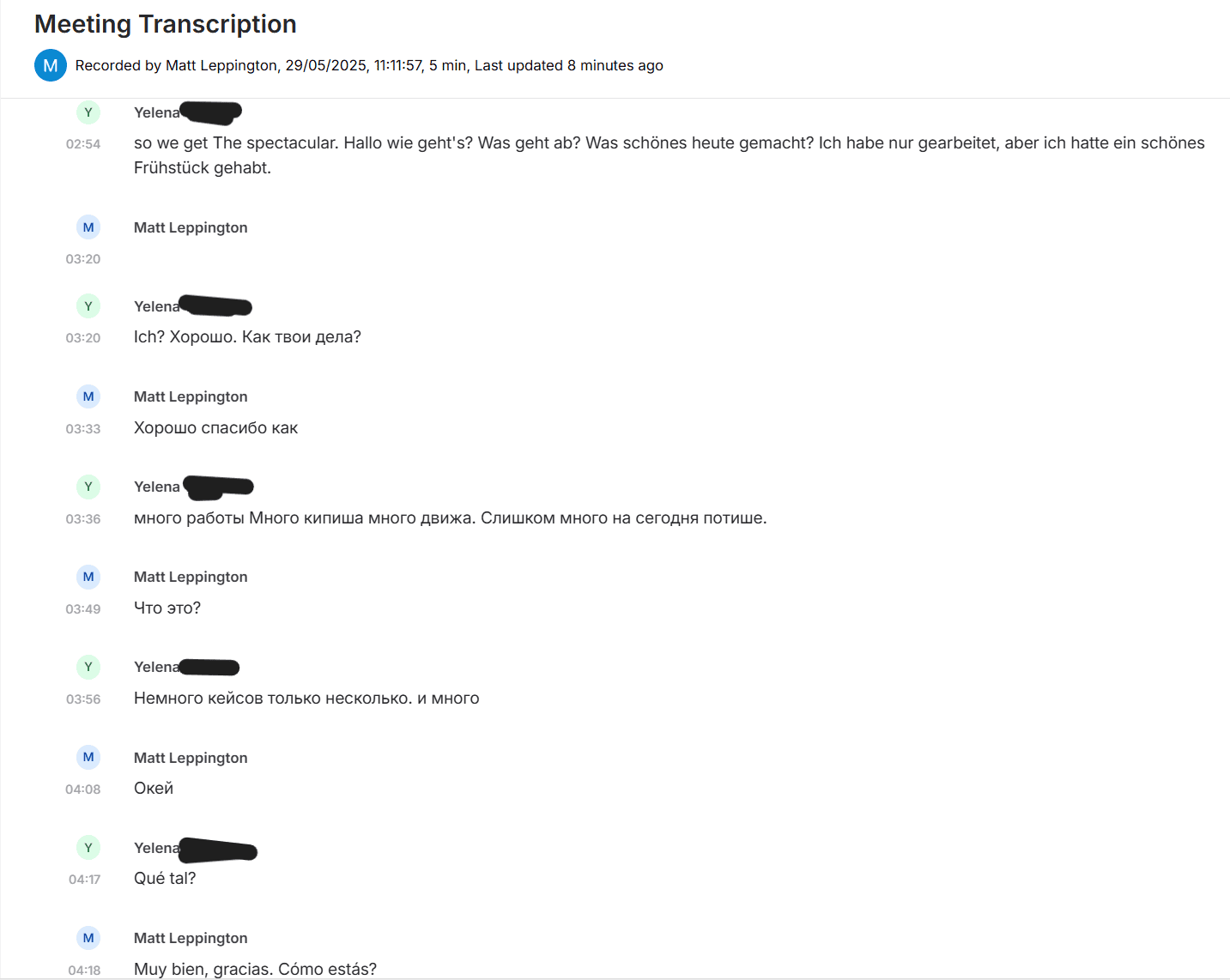 Ustawienia językowe Tactiq muszą być zmieniane w trakcie rozmowy, ale działają całkiem dobrze, jeśli tylko pamięta się o tym.