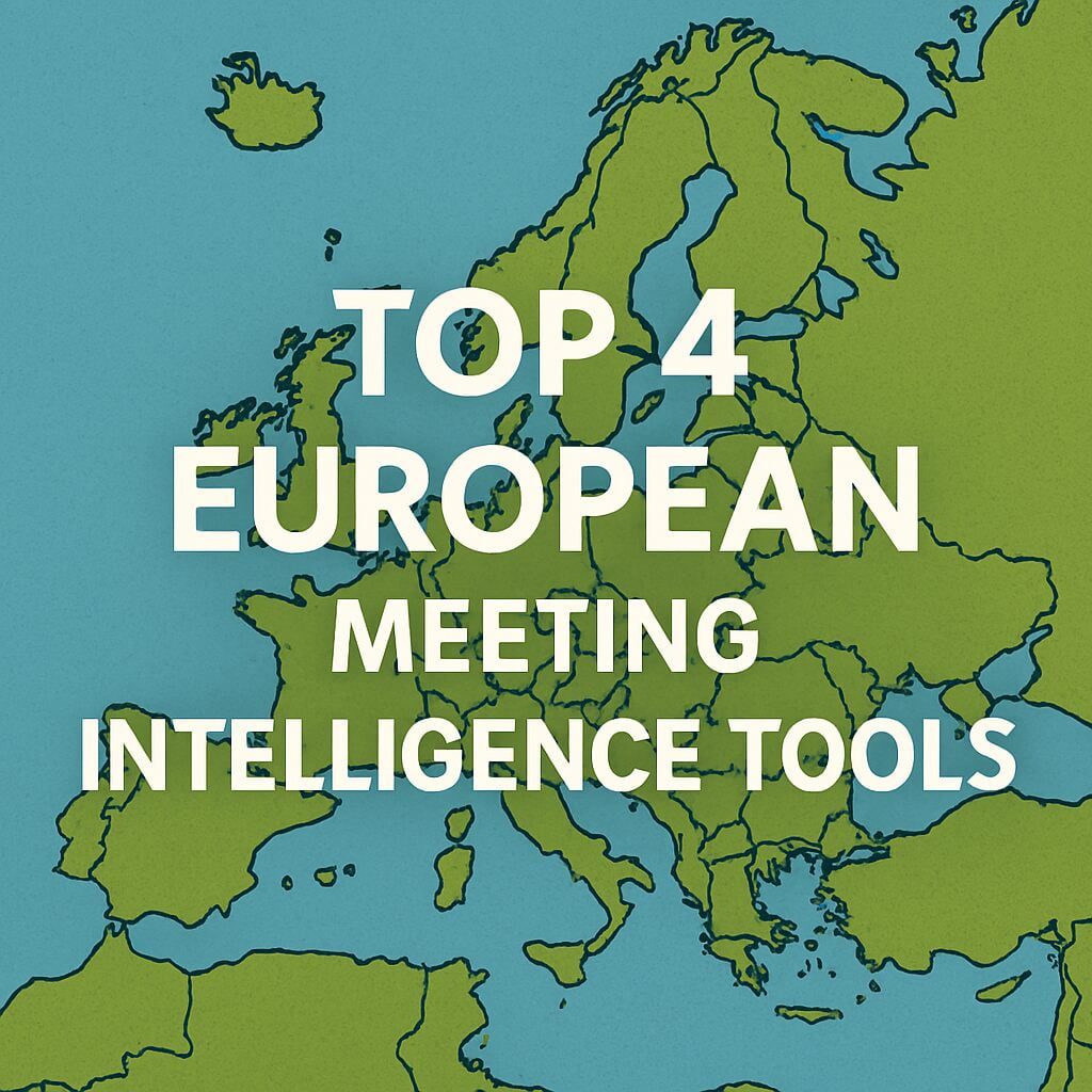 As 4 melhores ferramentas europeias de inteligência para reuniões