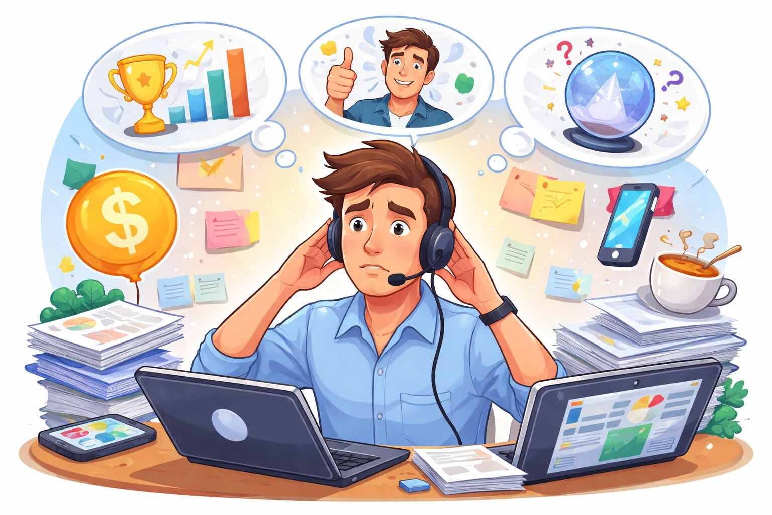 sales objective summary sales person juggling