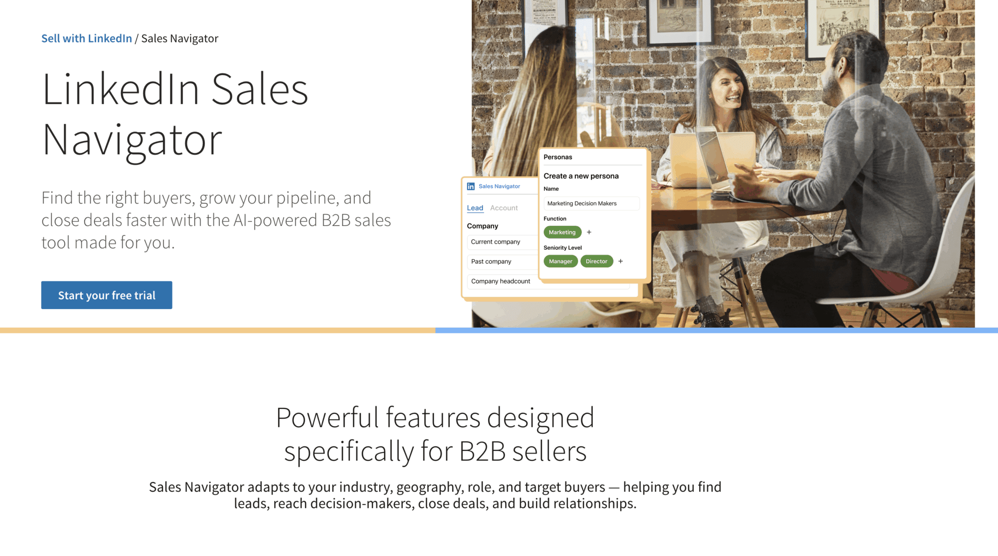 Imagem principal do LinkedIn Sales Nav 2026 – Ferramenta de produtividade de vendas