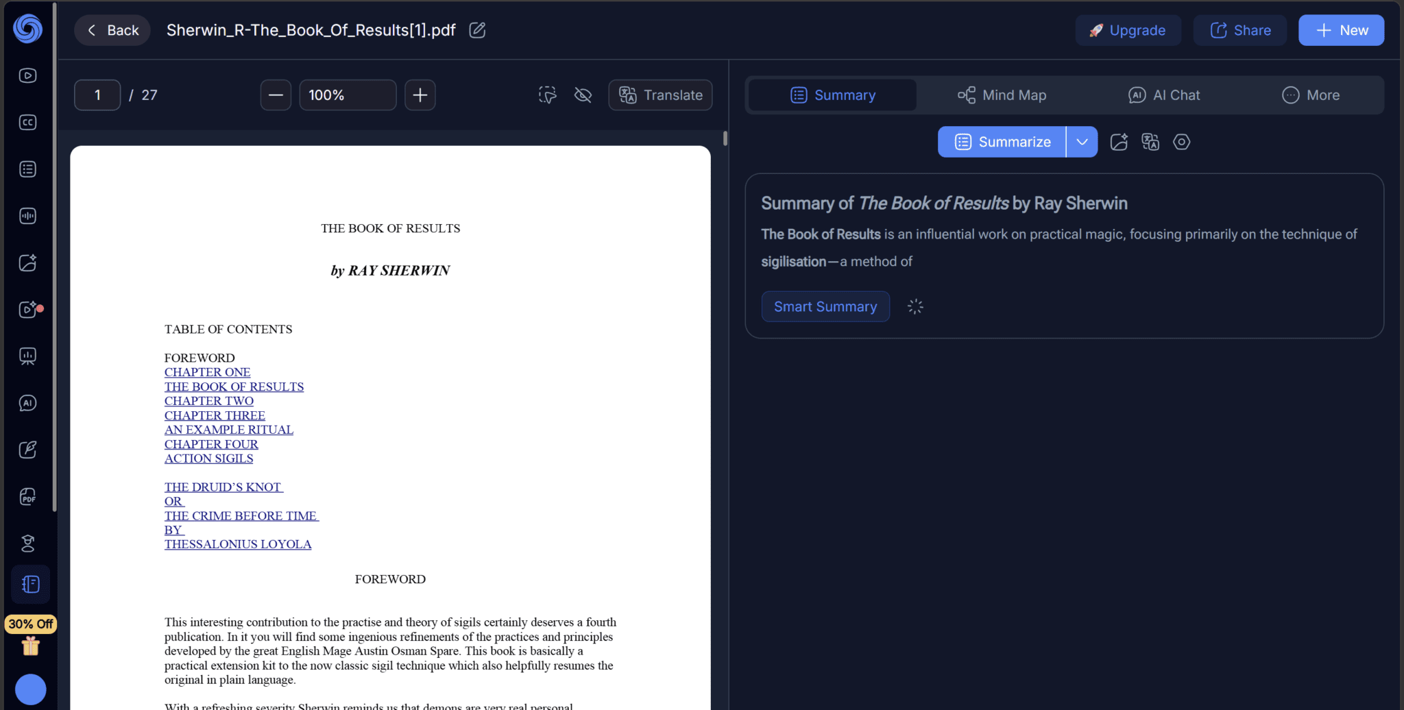 Nota: GPT non riesce a caricare il riassunto del PDF di un libro