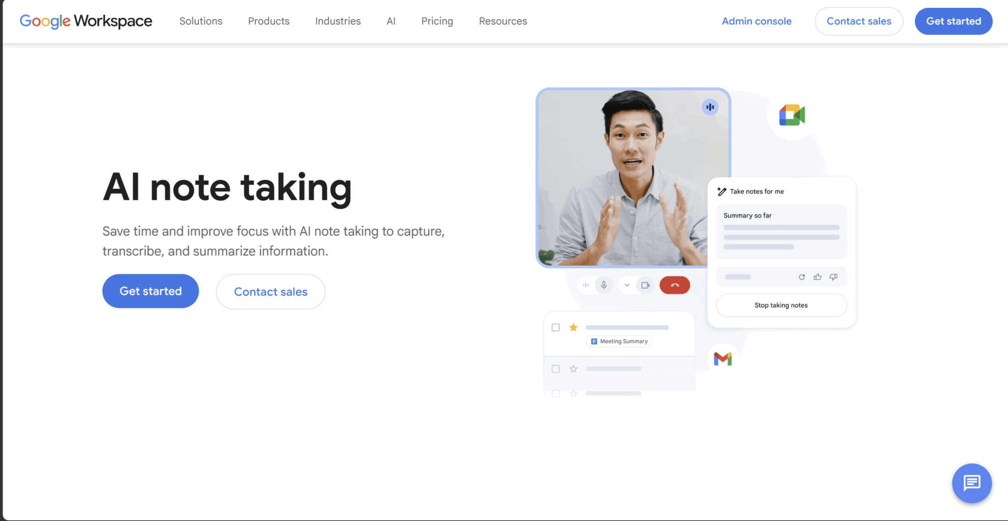 Google Meet AI Notetaker