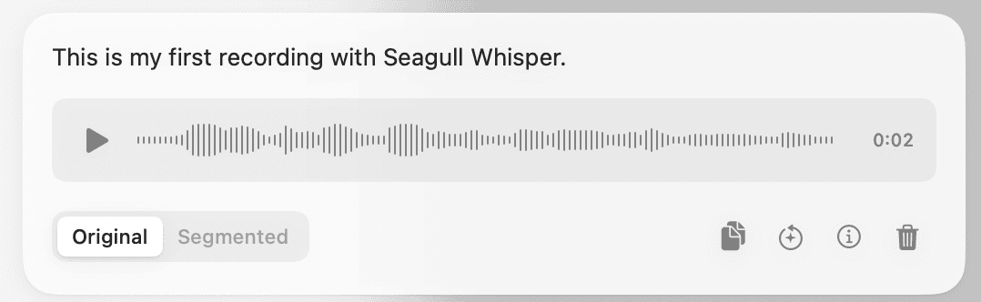 Seagull Whisper