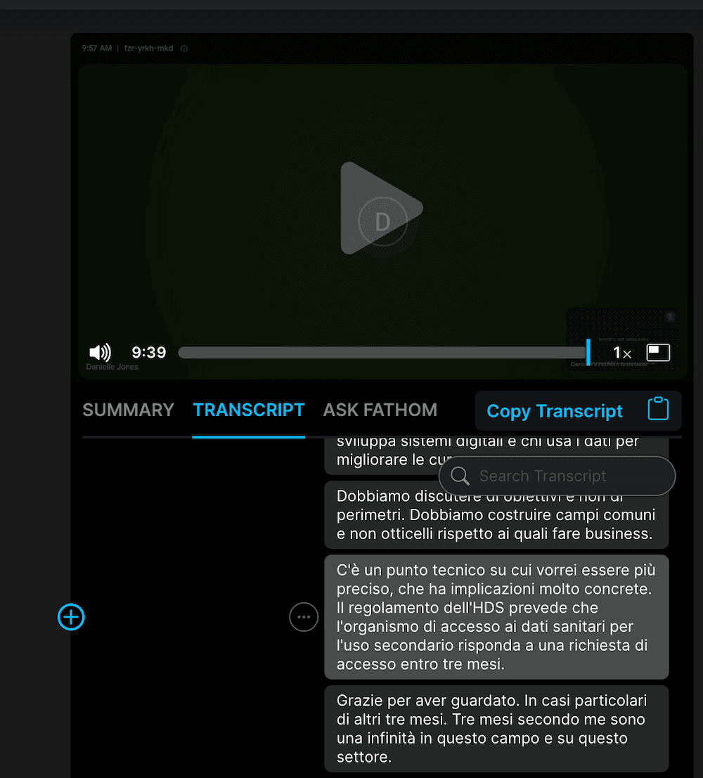 Fathom на итальянском языке