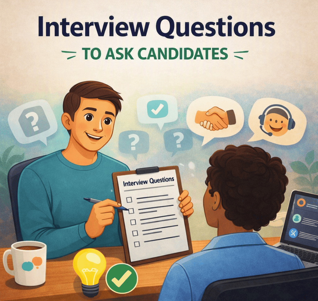 Interview questions to ask candidates for hiring managers