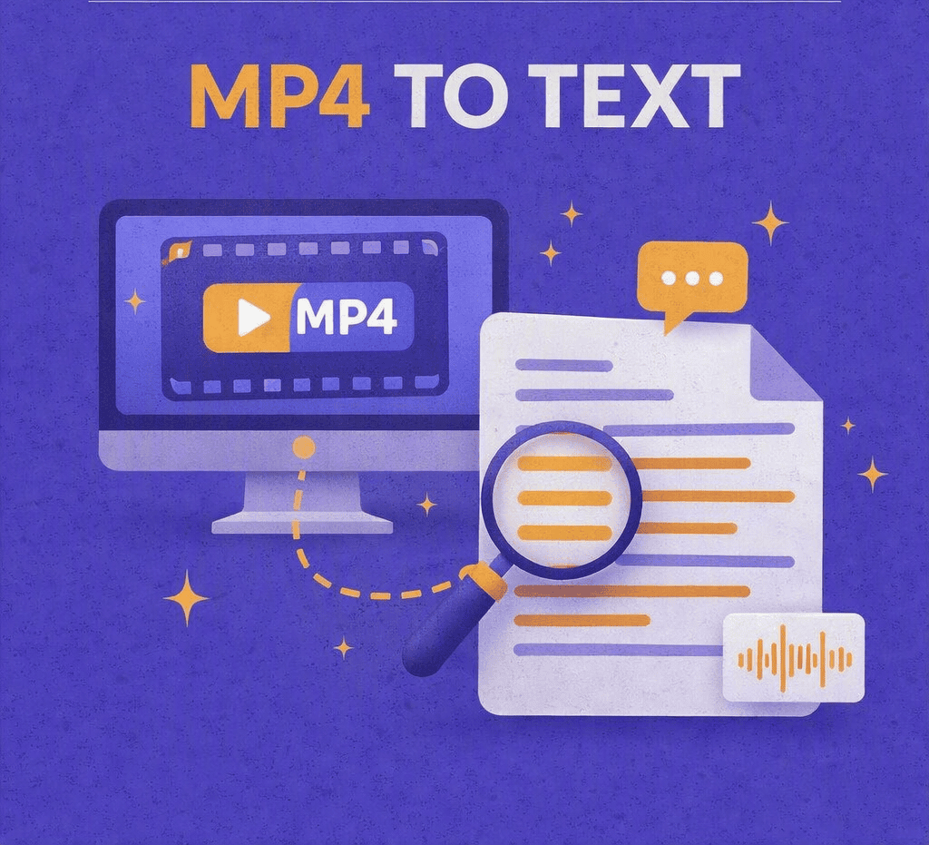 MP4 to Text diagram