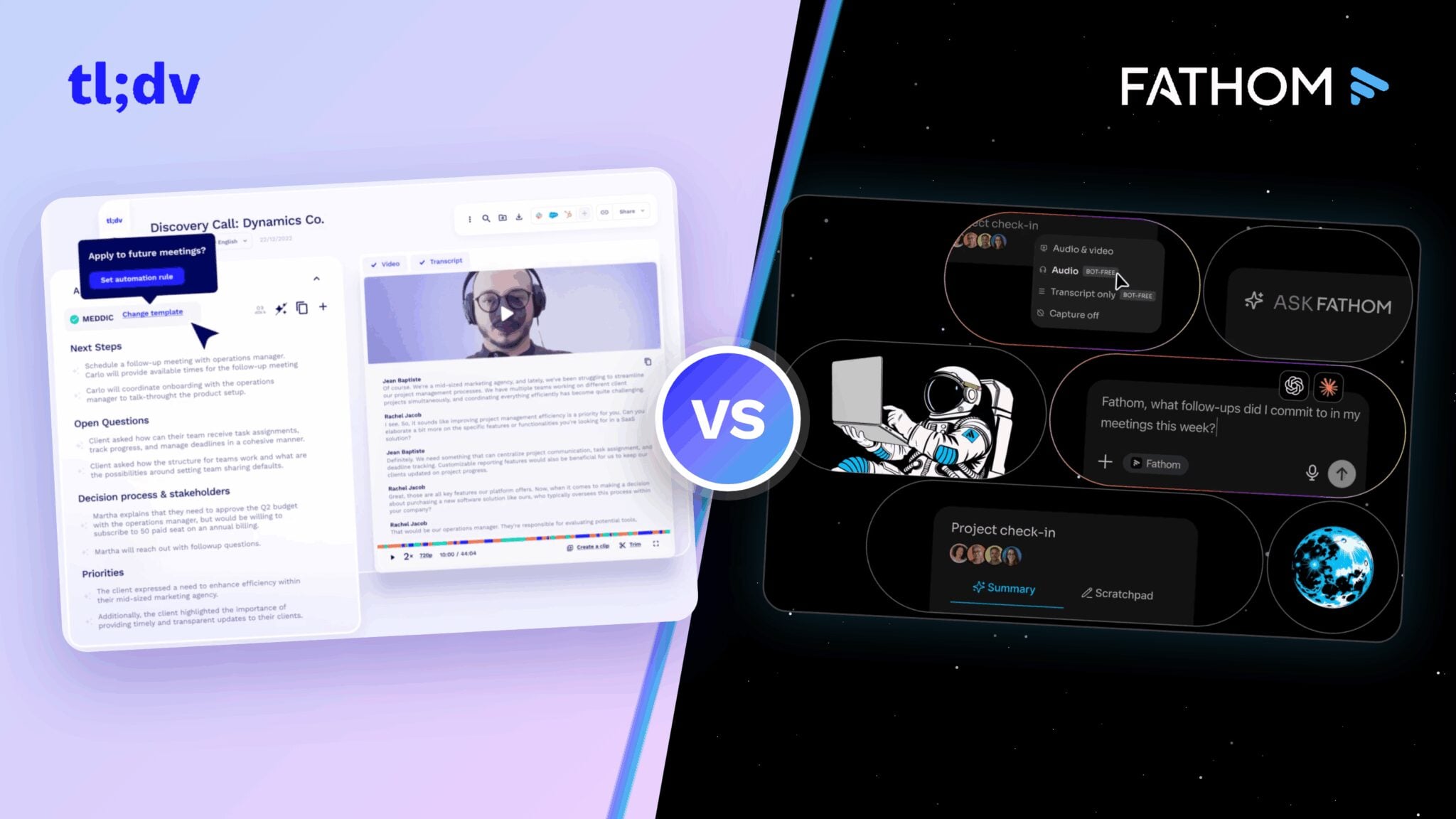 tl;dv vs fathom in 2026