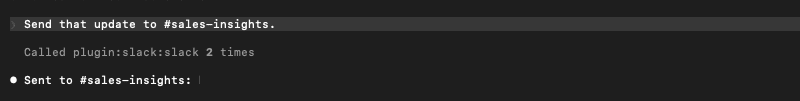 Claude Code sending a message to Slack with Slack MCP